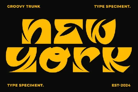 Groovy Trunk font