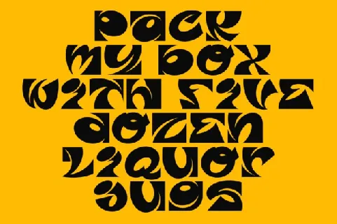 Groovy Trunk font