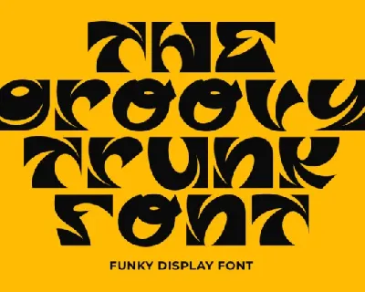 Groovy Trunk font