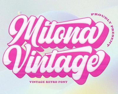 Mitona Vintage font