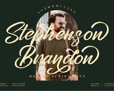 Stephenson Brandon font