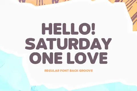 Back Groove font