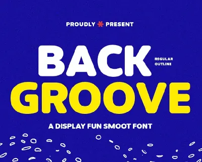 Back Groove font