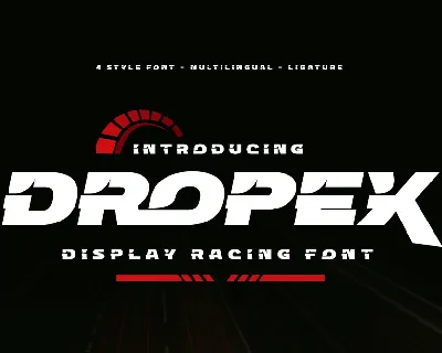 DROPEX trial font