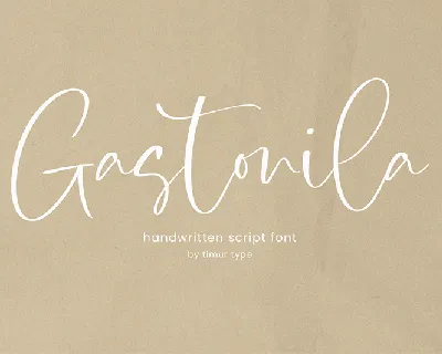 Gastonila font