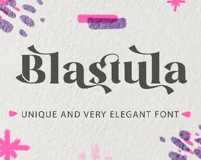 Blastula font