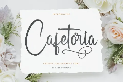 Cafetoria font