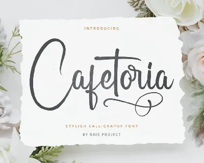 Cafetoria font