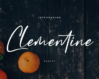 Clementine Script font