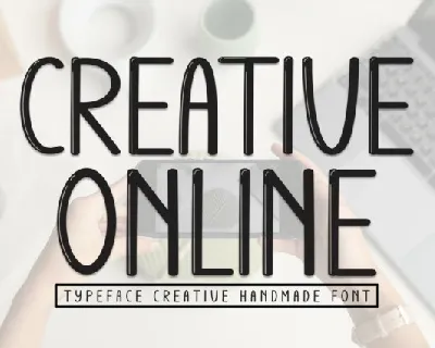 Creative Online Display font