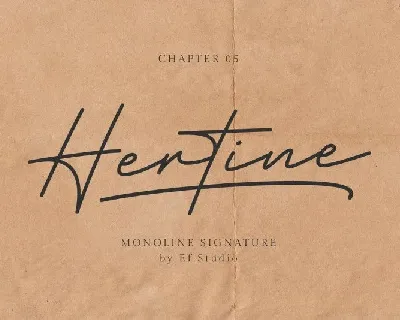 Hertine font