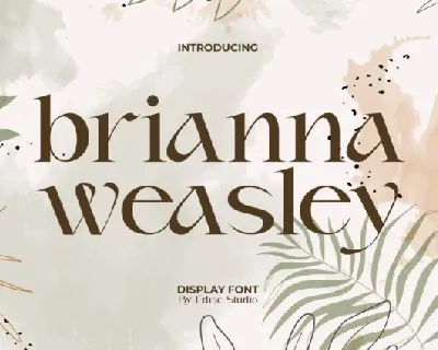 Brianna Weasley font