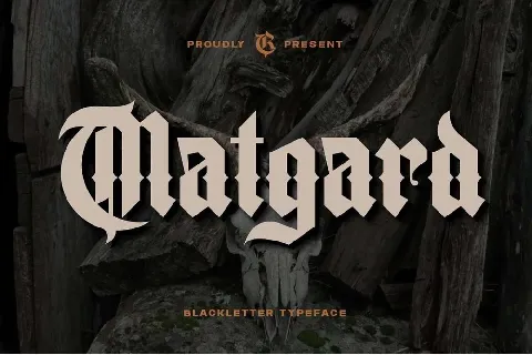 Matgard font