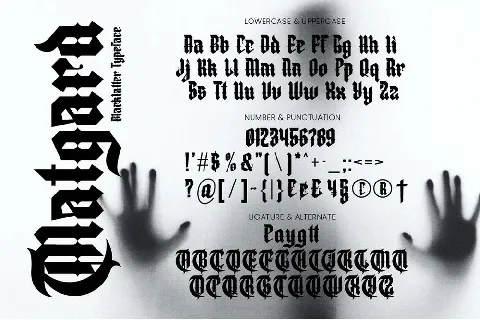 Matgard font