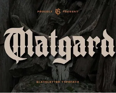 Matgard font