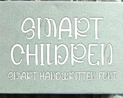 Smart Children Display font