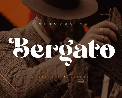 Bergato font