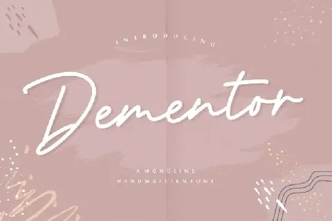 Dementor Handwritten font