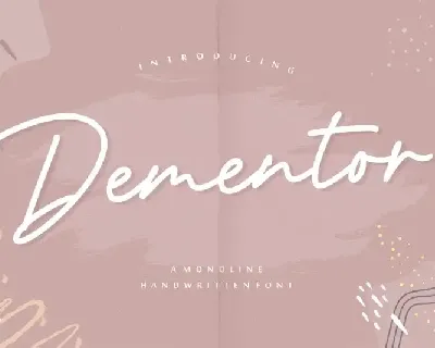 Dementor Handwritten font