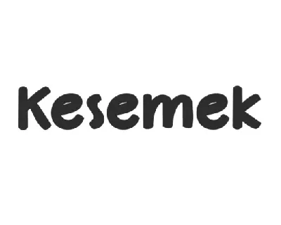 kesemek font