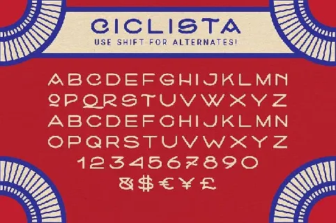 Ciclista Typeface font