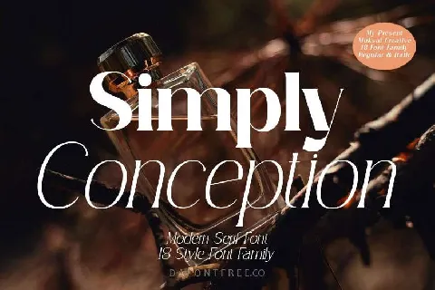 Simply Conception font