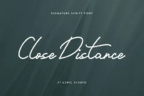 Close Distance Demo font