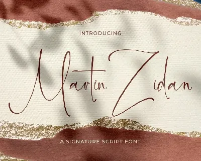 Martin Zidan font