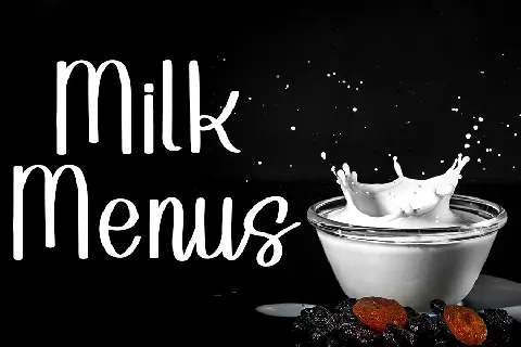 Milkshake Caramels font