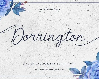 Dorrington Handwriting font