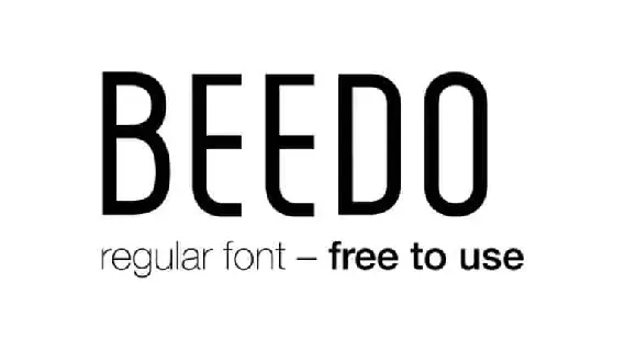 Beedo Display font