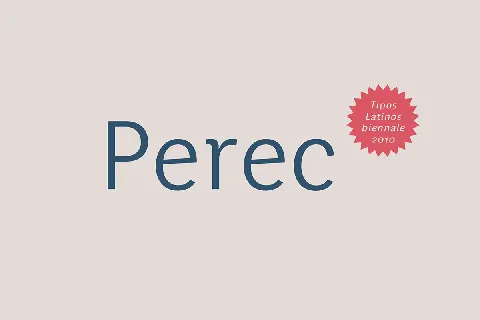 Perec font