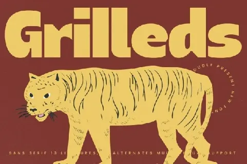 Grilleds font