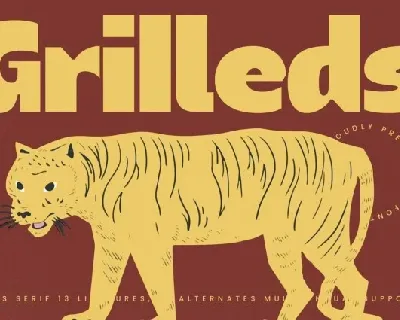 Grilleds font