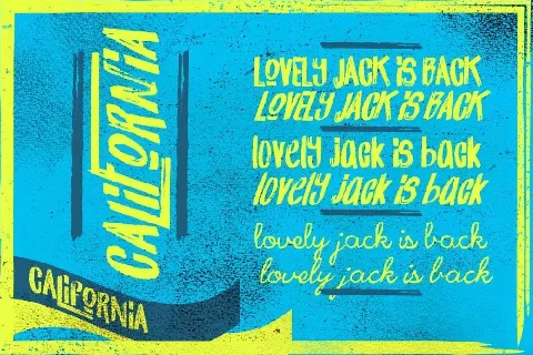 California Jackpot font