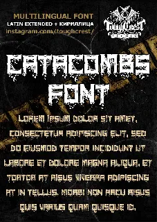 Catacombs font