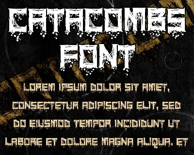 Catacombs font