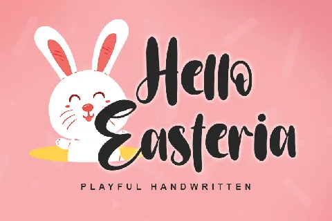 Hello Easteria - Personal use font