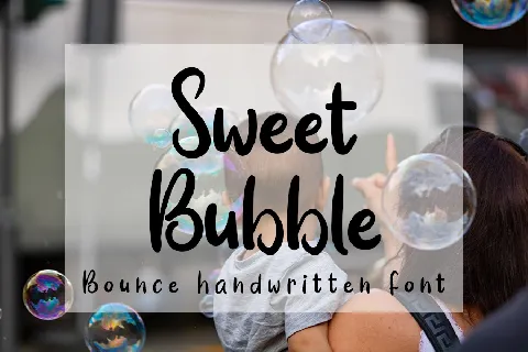 Sweet Bubble font