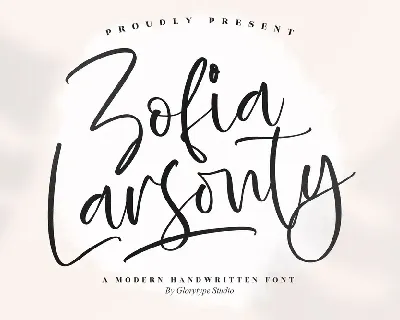 Zofia Larsonty font