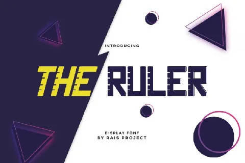 The Ruler Display font