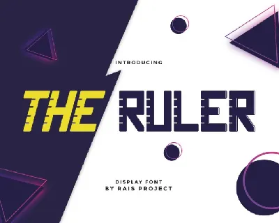 The Ruler Display font