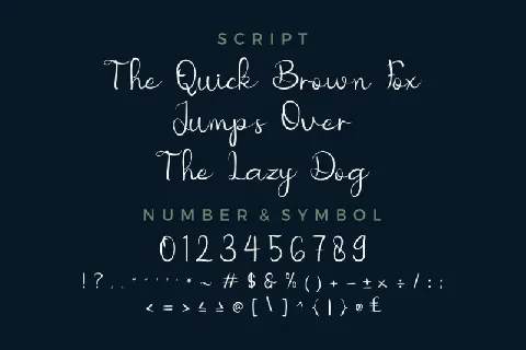 Nicollia Script font