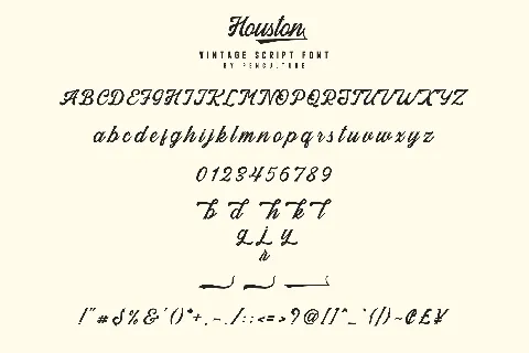 Houston font