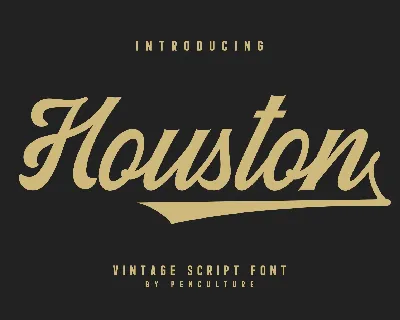 Houston font