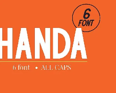 Handa Sans Family font