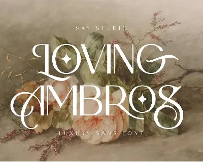 Loving Ambros font