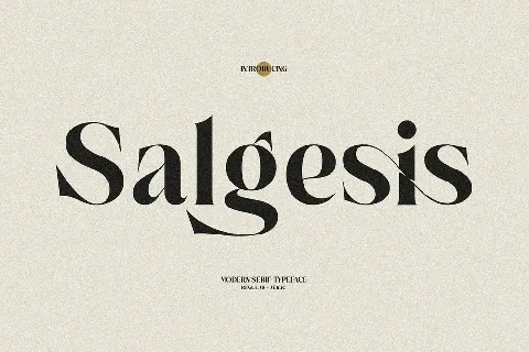 Salgesis font