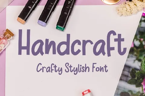 Handcraft font