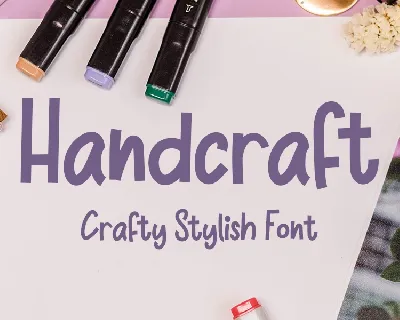 Handcraft font